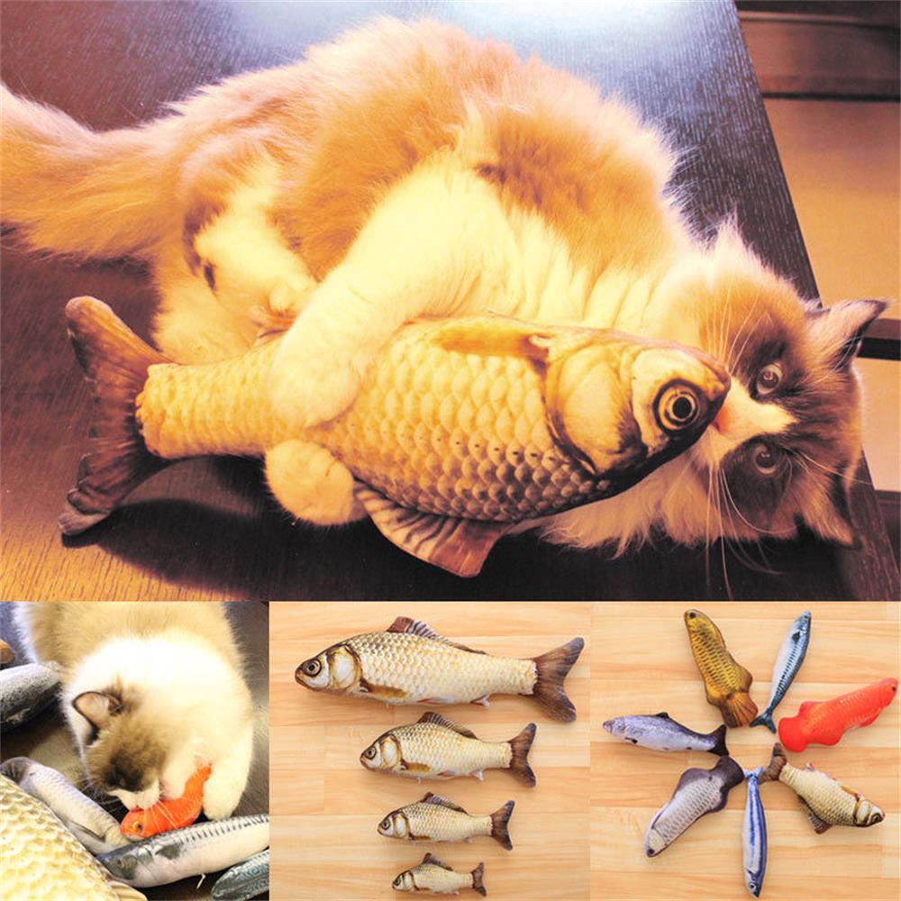 ภาพขนาดย่อของภาพหน้าปกสินค้าตุ๊กตาปลาแคทนิป ของเล่นสำหรับแมว จากร้าน liaoying.th บน Shopee