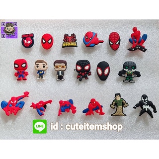 Shoes Charm Spiderman👟ตุ๊กตาติดรองเท้า พร้อมส่ง ✨สั่ง 5 แถม 1✨ตัวแถมทางร้านสุ่มให้นะคะ