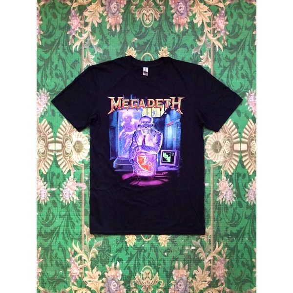 ผ้าฝ้าย-100-megadeth-เสื้อวง-megadeth-สินค้านำเข้า-ลิขสิทธิ์แท้s-3xl