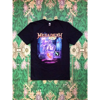 ผ้าฝ้าย 100%🎸MEGADETH เสื้อวง Megadeth สินค้านำเข้า ลิขสิทธิ์แท้S-3XL