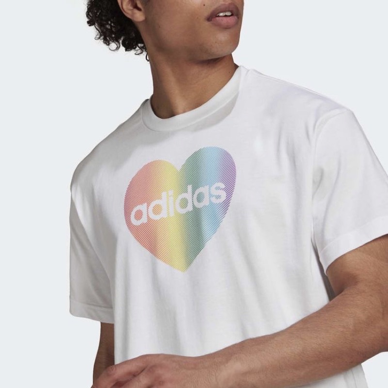 เสื้อยืด-adidas-พิมพ์ลาย-adidas-pride-heart