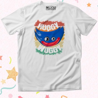 [MaxChi] เสื้อยืด พิมพ์ลาย Huggy Wuggy Smile สีขาว สําหรับวัยรุ่น