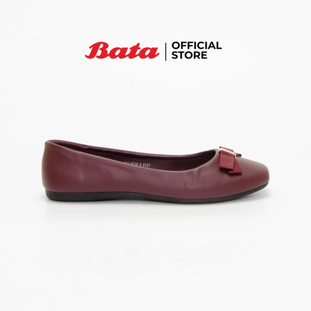 ภาพหน้าปกสินค้าBata Women's Ballerina Flats รองเท้าบัลเล่ต์แฟลตสำหรับผู้หญิง รุ่น Bindi สีแดง 5515536 จากร้าน bata_officialstore บน Shopee