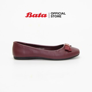 ภาพขนาดย่อของภาพหน้าปกสินค้าBata Women's Ballerina Flats รองเท้าบัลเล่ต์แฟลตสำหรับผู้หญิง รุ่น Bindi สีแดง 5515536 จากร้าน bata_officialstore บน Shopee