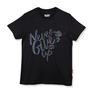 เสื้อยืดcalandfashionเสื้อยืด T-shirt ลาย Bloody Bunny (Never Give Up)S-5XL