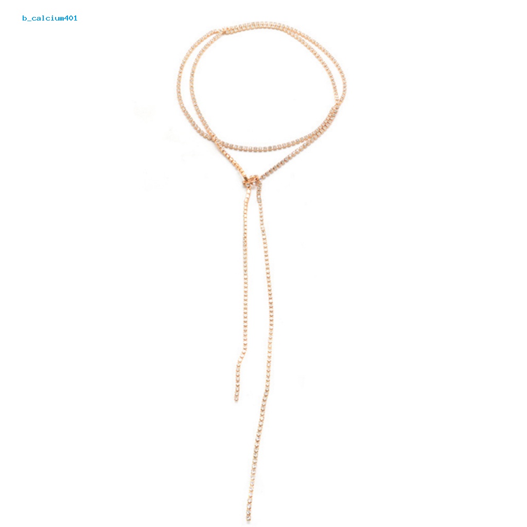 farfi-long-necklace-rhinestone-tie-up-necklace-delicate-workmanship