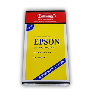 ภาพหน้าปกสินค้ารีฟิล Refill Ribbon (Fullmark แพค 3 ชิ้น) สำหรับ Epson LQ-300, LQ-310, LQ-1070, LQ-1170 ที่เกี่ยวข้อง