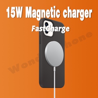 ที่ชาร์จไร้สาย ที่มีแถบแม่เหล็ก Quick Wireless Charger 15W Fast Charge แท่นชาร์จไร้สาย ชาร์จเร็ว