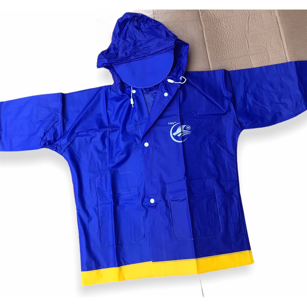 เสื้อกันฝนชุดเสื้อกาง-เกง-สีน้ำเงิน-0345