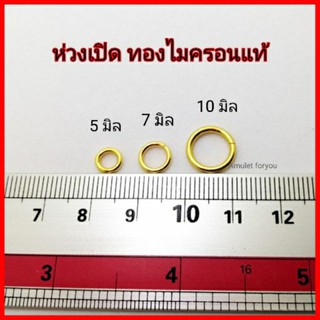 ภาพหน้าปกสินค้าห่วงทองไมครอน แบบเปิดได้ [ไม่ลอก ไม่ดำ100%] ที่เกี่ยวข้อง