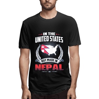 เสื้อท็อป แบบนิ่ม ลาย Made In Nepal The United States Butpersonalized สําหรับผู้ชาย