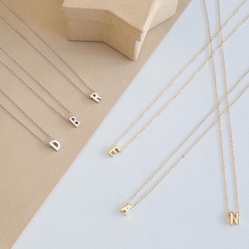 สร้อยคอโซ่-จี้ตัวอักษร-a-ถึง-z-สีทอง-แบบเรียบง่าย-แฟชั่นทันสมัย-สําหรับผู้หญิง