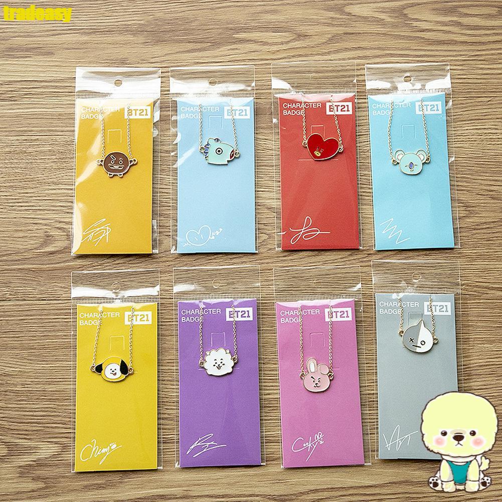 ราคาและรีวิวTD KPOP BTS Cartoon BT21 สร้อยข้อมือ Bantan Boys TATA CHIMMY COOKY แฟนของขวัญ