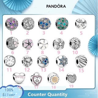 Pandora เครื่องประดับ คลิปจี้รูปดวงจันทร์ ดาว หัวใจ สําหรับสร้อยข้อมือ Diy p326