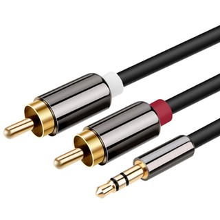 สินค้า สายเคเบิ้ลอาร์ซีเอชาย 3 . 5 มมแจ็ค Amplifier Splitter สายสัญญาณเสียง 3 . 5 ถึง 2 Rca