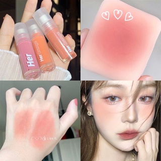 สินค้า (🌻ใส่โค้ดGVSF8GGPลด30) พร้อมส่ง/เก็บปลายทาง Herorange บลัชครีม บลัชออนโทนนู้ด ทาตาแก้มปาก3in1 เนื้อครีมติดทน กันน้ำ