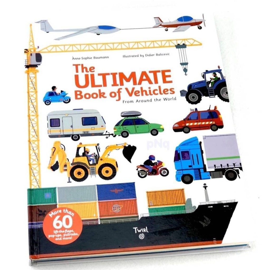 หนังสือเด็กภาษาอังกฤษ-the-ultimate-book-of-vehicles-สร้างเสริมทักษะความรู้เด็กเล็กเพื่อการเรียนรู้
