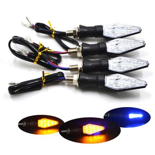 ไฟเลี้ยว LED 12v Universal สำหรับรถจักรยานยนต์ 4 ชิ้น