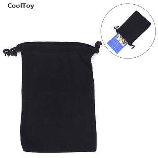 Cooltoy กระเป๋าผ้ากํามะหยี่ แบบผูกเชือก สําหรับใส่เครื่องประดับ ลูกเต๋า ไพ่ทาโรต์