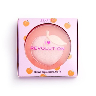 💙แท้ 💯% จากอังกฤษ🇬🇧I Heart ❤️ Revolution Fruity Blusher #Peach🍑