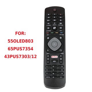 รีโมตคอนโทรล สําหรับ Philips 4K Smart LED TV HOF16H303GPD24 TV NETFLIX 43PUS6031 49PUS6031 55PUS6031 43PUS6031 49PUS6031/12 55PUS6