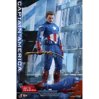 พร้อมส่ง! ฟิกเกอร์  Hot Toys MMS563 Avengers: Endgame 1/6 Captain America (2012 Version)