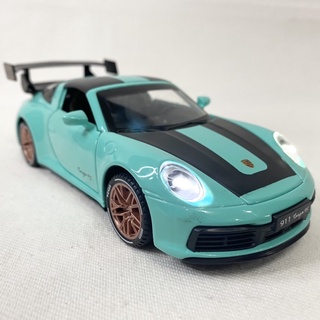 รถโมเดลเหล็ก พอร์ช Porsche 911 Targa 4s 🔥มาใหม่ยาว 6 นิ้ว สเกล 1/32 เปิดประทุนได้😍