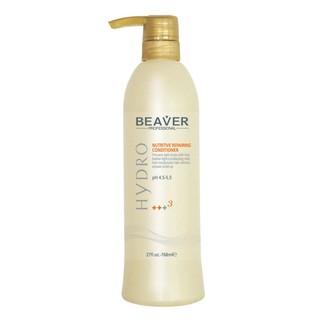 Beaver nutritive Moisturizing Conditioner +++ 3 , 768ml  ครีมนวดที่ช่วยบำรุงให้เส้นผมมีความชุ่มชื้นถึงขีดสุด ล้างออกง่าย