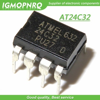 วงจรรวม DIP-8 EEPROM AT24N32 AT24C32N 24C32N 24C32 (4096x8) 32K 1.8-5.5 10 ชิ้นต่อล็อต