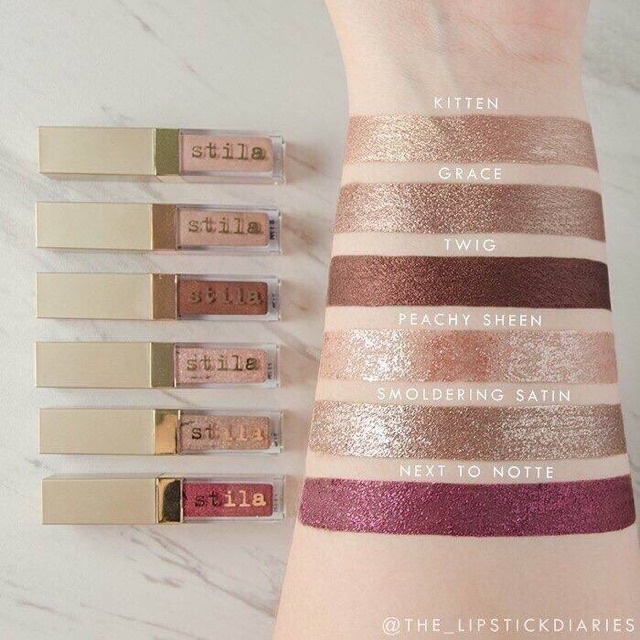 ทาตา-stila-สวยมากกก-สีแน่นชัด-เนื้อทาง่าย-ไม่เหนียว-แพคเกจสีทองหรูหราสุดๆ