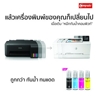 น้ำหมึก หมึกเติม สีแดง Epson T00V300 (003) ขวดใหม่ สำหรับเครื่องพิมพ์ Epson L3110 L3150 L5190 มีใบกำกับภาษี สีสด Compute