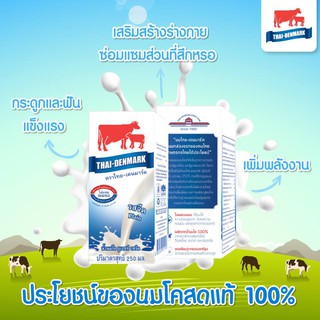 ภาพขนาดย่อของภาพหน้าปกสินค้าEXP:02/24 นมวัวแดง นมไทยเดนมาร์ค นมกล่อง ยูเอชที นมวัวแดงรสจืด วัวแดงรสจืด (ยกลัง 5 ลัง : รวม 180กล่อง) จากร้าน d.o.market บน Shopee
