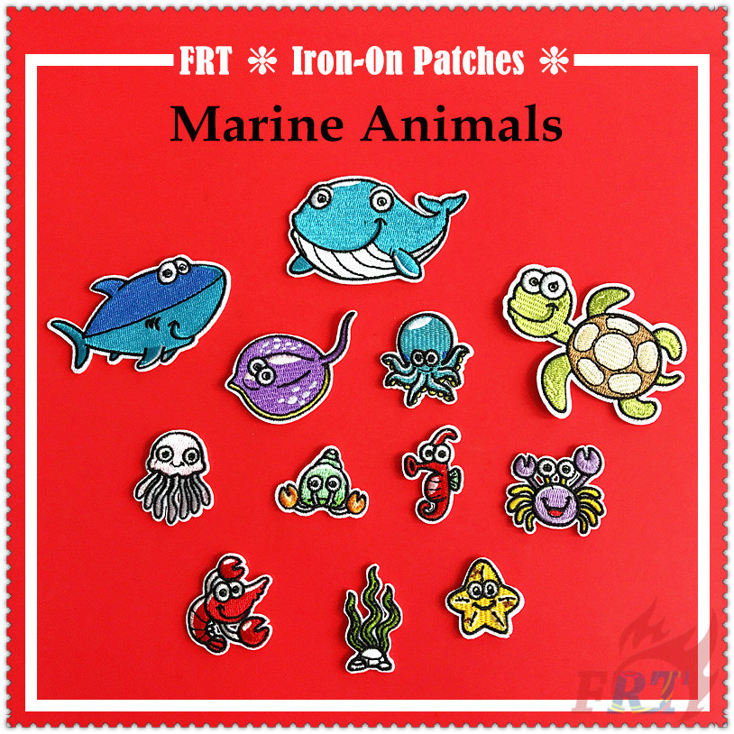 Toppa Ricamata Squalo – Badge Ferro Da Stiro O Da Cucire – Applique Pesce Per Abbigliamento E Accessori – Dimensioni 11,2 X 4,4 Cm