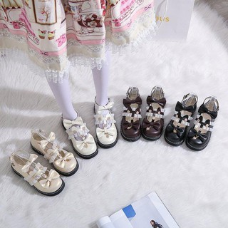 ญี่ปุ่นโลลิต้ารองเท้าหนังขนาดเล็กหญิง 2020 ฤดูใบไม้ผลิใหม่ตุ๊กตาสาวนุ่มวิทยาลัยสไตล์นักเรียนรองเท้าโลลิต้าแบน