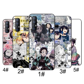 OPPO A5 A9 Reno 2 3 Pro Reno Z 10X Ace Soft Cover Kimetsu no Yaiba Anime Phone Case