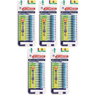 Dental Pro Interdental Brush, i-Shape, Pack of 15, Size 5 (L) - 5 Packs