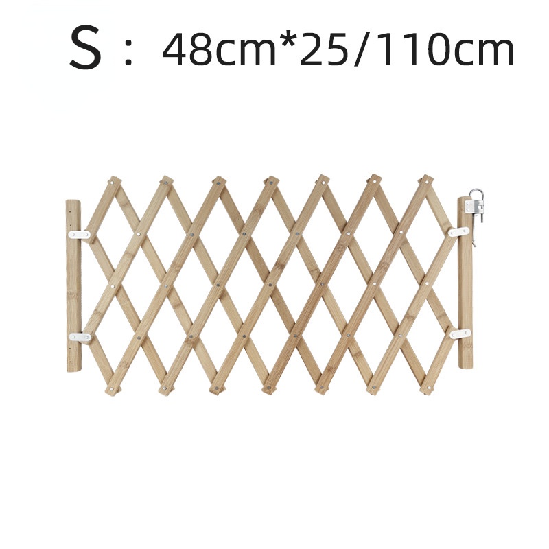 cod-รั้วกั้นสุนัข-ยืดหดได้-รั้วยืดหดได้-ยืดได้สุดถึง-1-1ม-คอกยืด-ที่กั้นสัตว์เลี้ยง-ประตูไม้ไผ่พับเก็บได้