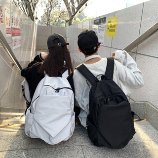 กระเป๋าเป้เดินทาง  ❃Sen Department ความจุขนาดใหญ่สีทึบกระเป๋านักเรียนชายเกาหลีรุ่น 2020 ใหม่ Campus นักเรียนกระเป๋าเป้สะ