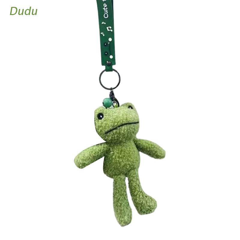 dudu-พวงกุญแจ-ตุ๊กตาการ์ตูนกบ-สร้างสรรค์-เครื่องประดับ-สําหรับนักเรียน-เด็ก-กระเป๋าเป้สะพายหลัง