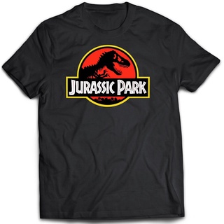 [คลังสินค้าพร้อม XS-8XL] ภาพยนตร์ Jurassic Park แขนสั้น Casual Graphic Tees- Premium 100% Cotton เสื้อยืดผู้ชาย