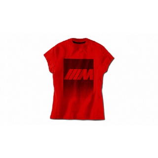 BMW M T-SHIRT LADIES RED, XS-L