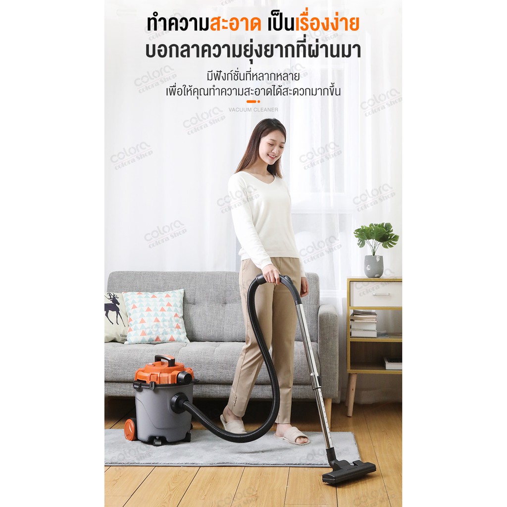 เครื่องดูดฝุ่นอุตสาหกรรม-cd73-พลังงานสูง-1200w-ความจุ15l-เครี่องดูดฝุ่นใช้งานในบ้านอุตสาหกรรมเปียก-แห้ง