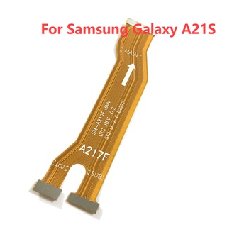บอร์ดเชื่อมต่อหน้าจอ LCD สายเคเบิลอ่อน USB สําหรับ Samsung Galaxy A21S A217F