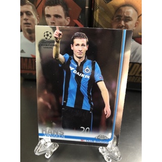 2018-19 Topps Chrome UEFA Champions League Soccer Cards Club Brugge