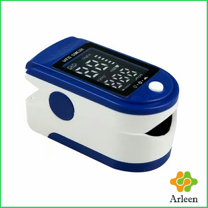 arleen-led-เครื่องวัดชีพจร-ด้านในมีเซ็นเซอร์วัดค่าปลายนิ้ว-ใช้ถ่านขนาด-aaa-2-ก้อน-ขนาดเล็ก-พกพาสะดวก-oximeter