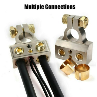 ขั้วแบตเตอรี่รถยนต์ 0 / 4 / 8 / 10 Awg 2 ชิ้น