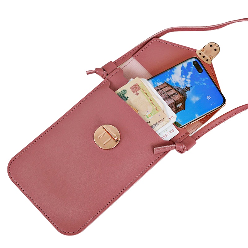 ภาพหน้าปกสินค้ากระเป๋าโทรศัพท์มือถือ กระเป๋าสพายข้าง กระเป๋าสตางค์ SJ301