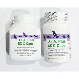 สินค้า OFA Plus EZ-C Caps 1-18 กก ( เขียว ) อาหารเสริมบำรุงขน และผิวหนัง สุนัข-แมว