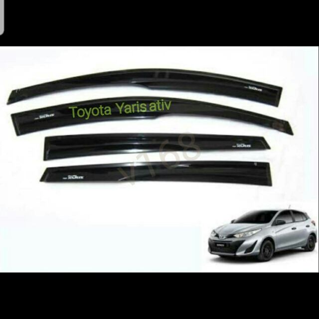 กันสาดรถยนต์-toyota-yaris-ativ-ยาริส-เอถีป