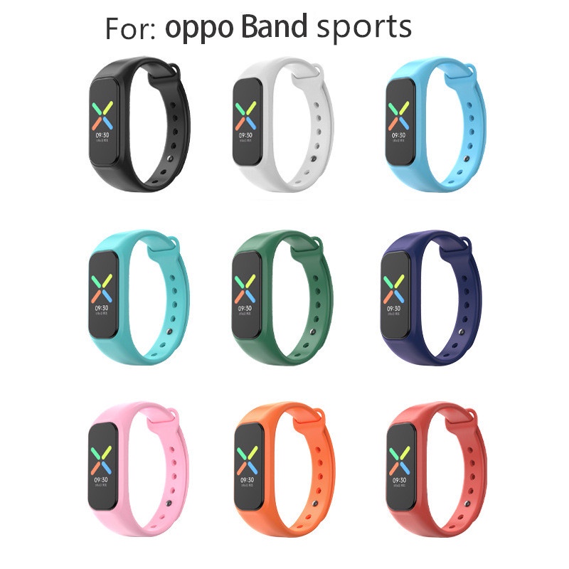 ส่งเร็ว-สต๊อกไทย-สาย-oppo-band-สายนาฬิกา-oppo-band-สายข้อมือซิลิโคนสำหรับ-oppo-band-มี-8-สีให้เลือก